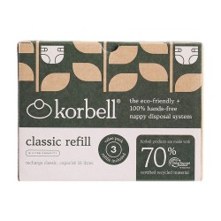 Korbell Classic Refill 3-pack GRS-certifierad