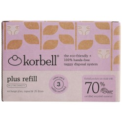 Korbell PLUS Refill 3-pack GRS-certifierad